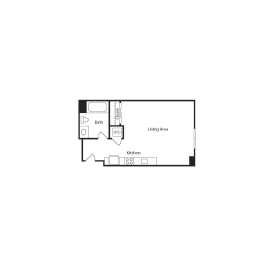 floor plan photo of the boulders at puget sound in tacoma, wa