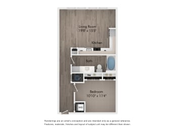 E1 Floor Plan