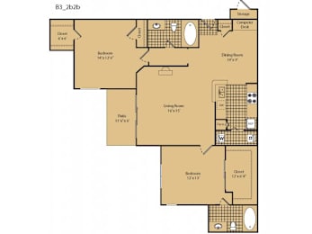  Floor Plan B3