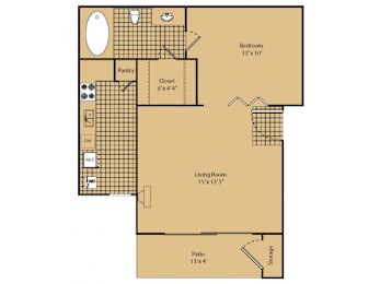  Floor Plan Effiency E2