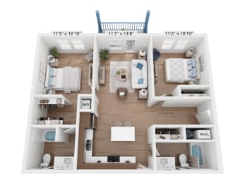  Floor Plan River