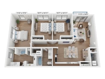  Floor Plan Oak