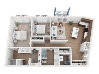  Floor Plan Willow