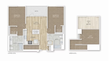 Two bedroom Two bathroom
