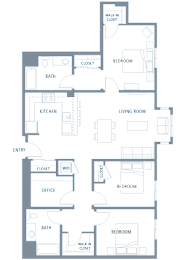C3 Floor Plan at Aventine, Hercules, 94547