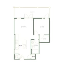 1 bed 1 bath A at The Merchant Apartments, South Carolina 29403