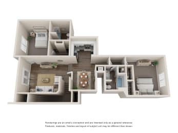 bedroom floor plan an opens a dialog
