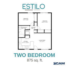  Floor Plan Two Bedroom