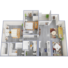 2 bed 2 bath at Tides at Mesa, Mesa, 85204