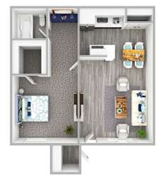 1B_One Bedroom at Aspire Thunderbird, Arizona, 85304