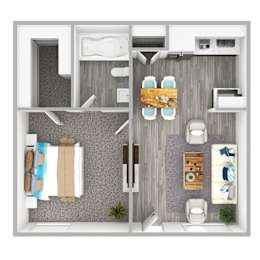 1A_One Bedroom at Aspire Thunderbird, Arizona