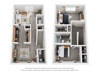 The Giant Floorplan at Broadway at East Atlanta, Georgia 30316