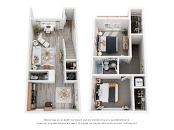 The Jamis Floorplan at Broadway at East Atlanta, Atlanta, 30316