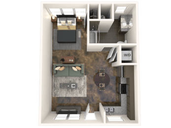 a floor plan of a 2100 sq ft apartment