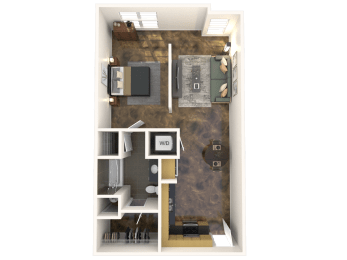 a floor plan of a 2100 sq ft apartment