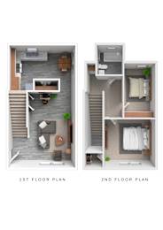 Floor Plan  2 Bedroom Classic