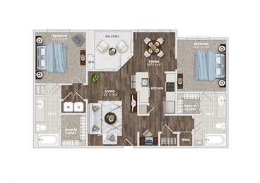 Murray Floor Plan at Residence at Marina Bay, Irmo, SC