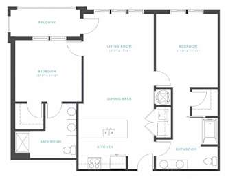 Rio-Grande Floor Plan at Residence at Tailrace Marina, North Carolina, 28120