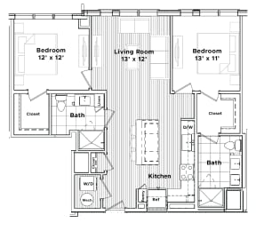 a floor plan of a house at Madison West Elm, Conshohocken, 19428