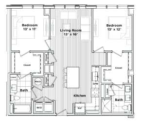 a floor plan of a house at Madison West Elm, Pennsylvania