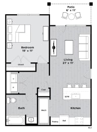 1c1 Floor Plan at Madison Prickett Preserve, Yardley, PA