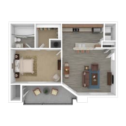 DaVinci Floor Plan at Madison Brookhaven, Atlanta, Georgia
