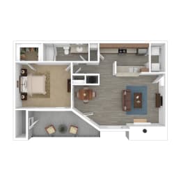 Warhol Floor Plan at Madison Brookhaven, Georgia