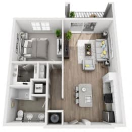 A1 Floor Plan at Inspira, Naples, FL, 34113