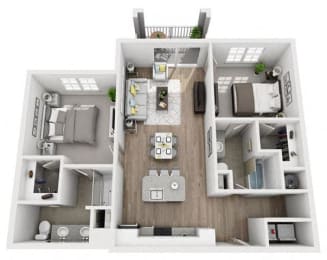 B1 Floor Plan at Inspira, Naples, 34113