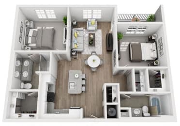 B2 Floor Plan at Inspira, Naples, FL