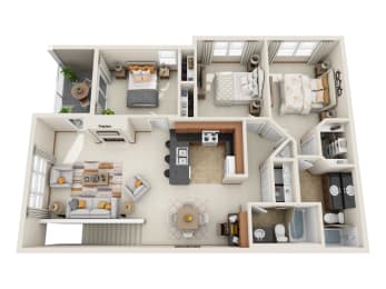 3 bedroom floorplan at Madison Sierra Sun, Puyallup, WA