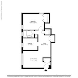 1 bed 1 Bath