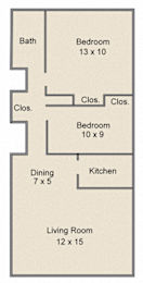 Spacious 2-bedroom home at Cherrydale Apartments