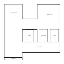 1 BR/ 1 BA