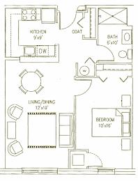  Floor Plan 1 Bedroom