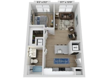 1 bed 1 bath at Elwood Apartments, North Carolina, 28079