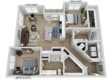 2 bed 2 bath H at Elwood Apartments, Indian Trail, 28079