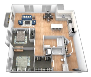 Floor Plan  Caribou River Floor Plan at Shakopee Flats, Shakopee, MN, 55379