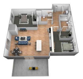 Floor Plan  Kettle River Floor Plan at Shakopee Flats, Minnesota