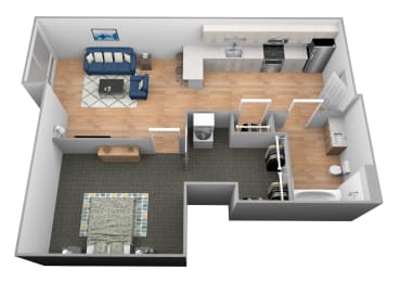 Floor Plan  Pine Creek Floor Plan at Shakopee Flats, Minnesota, 55379
