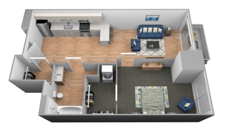 Floor Plan  Red River Floor Plan at Shakopee Flats, Minnesota