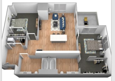 Floor Plan  redwood River Floor plan at Shakopee Flats, Shakopee, MN
