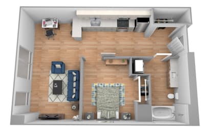 Floor Plan  Sunrise River Floor Plan at Shakopee Flats, Shakopee