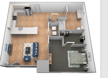 Floor Plan  Two Island floor plan at Shakopee Flats, Minnesota, 55379