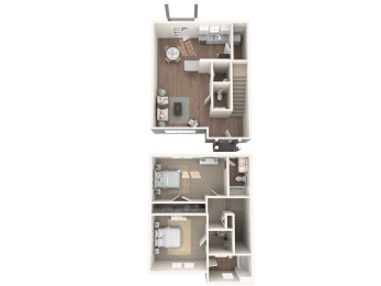 a bedroom floor plan of a 2100 sq ft apartment
