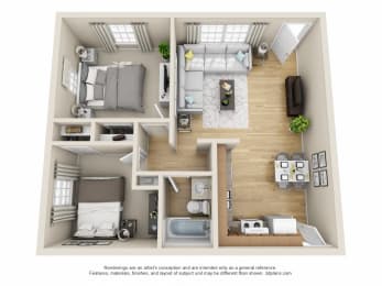  Floor Plan Cottage