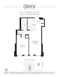 a floor plan of the apartment