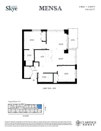 Skye Mensa 2 Bedroom
