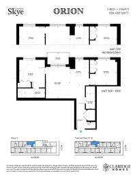 Skye Orion 2 Bedroom With Balcony