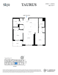 Skye Taurus 2 Bedroom